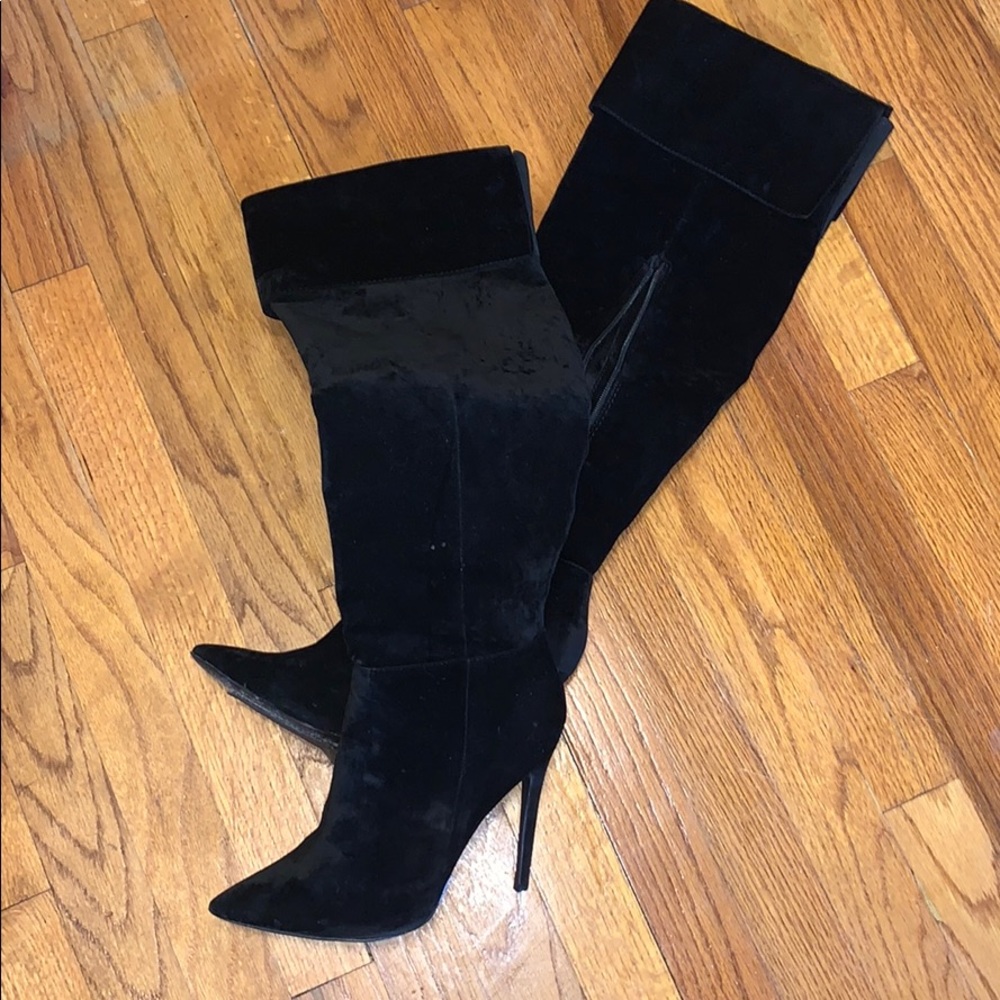 4.5in Knee high heel boots